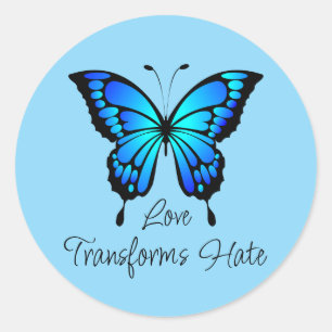 Love Transforms Hate Sticker