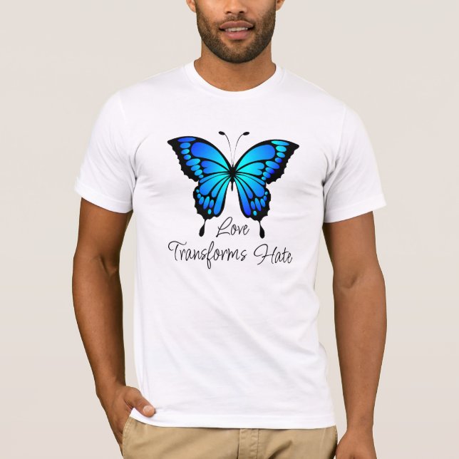 Love Transforms Hate Unisex T-Shirt (Front)