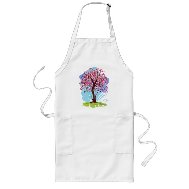 Love Tree Long Apron (Front)
