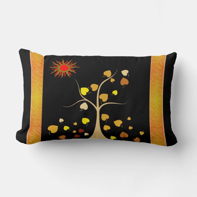 Love Tree Lumbar Pillow (Front)