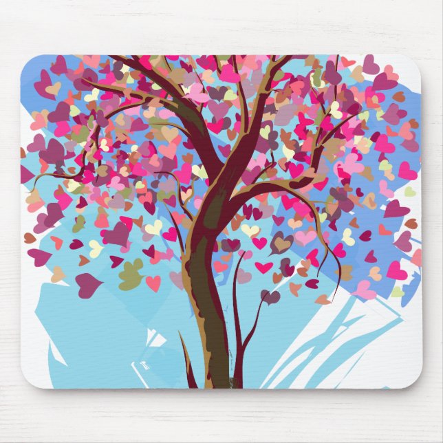 Love Tree Mouse Pad (Front)