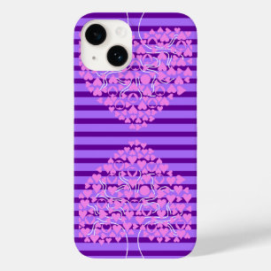 Love Tree Purple Heart iPhone Case