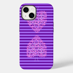 Love Tree Purple Heart iPhone Case