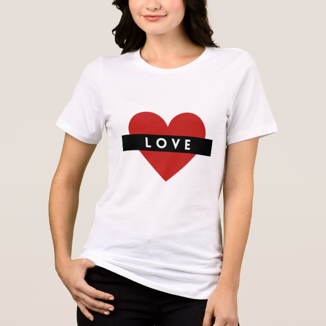Love Tri-Blend Shirt (Front)
