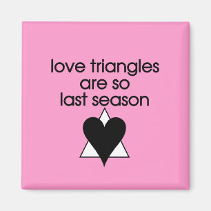 Love Triangles Magnet
