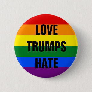 Love Trumps Hate - button
