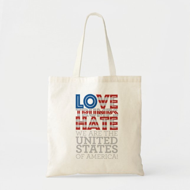 Love Trumps Hate Tote Bag (Front)