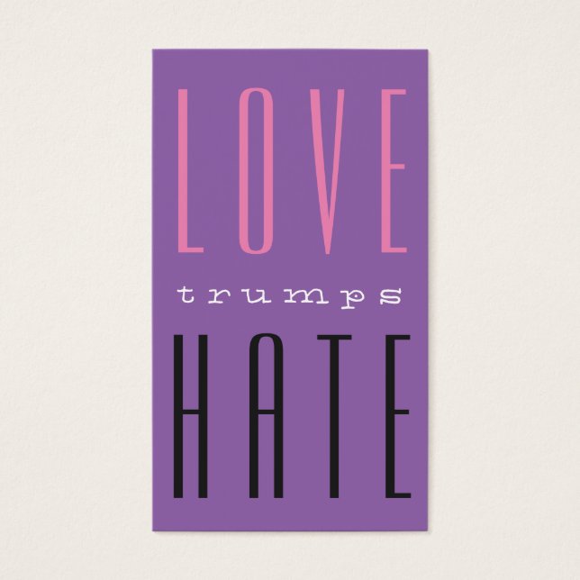 LOVE trumps HATE VI (Front)