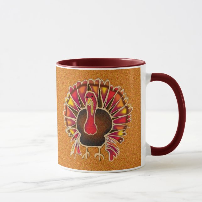 LOVE TURKEY by SHARON SHARPE Mug (Right)
