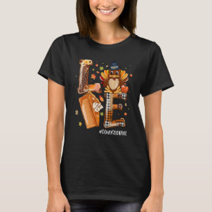 LOVE Turkey Pilgrim Pumpkin Pie Counsellor Life Th T-Shirt