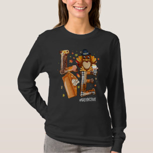 LOVE Turkey Pilgrim Pumpkin Pie Dentist Life Thank T-Shirt