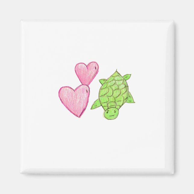 Love Turtle Magnet (Front)