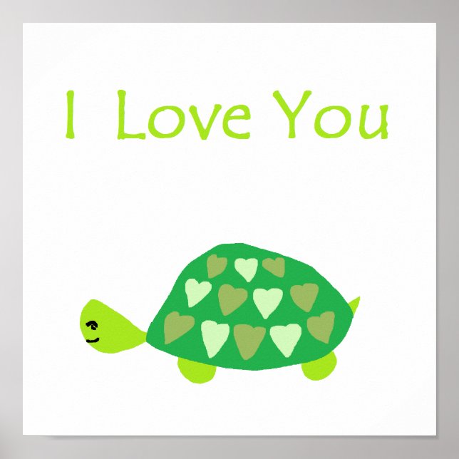 Love Turtle Poster (Front)