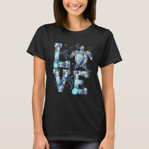 Love Turtles  Funny Animal Lover Cute Turtle T-Shirt