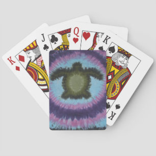 Love Turtles Tie Dye Bicycle Playing Cards
