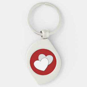 Love - Two Hearts Keychain