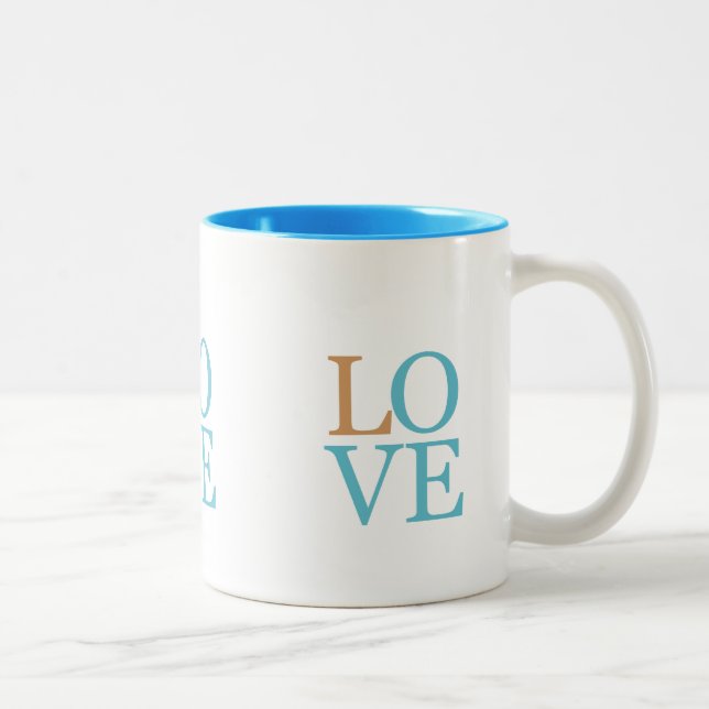 Love Two-Tone Coffee Mug (Right)