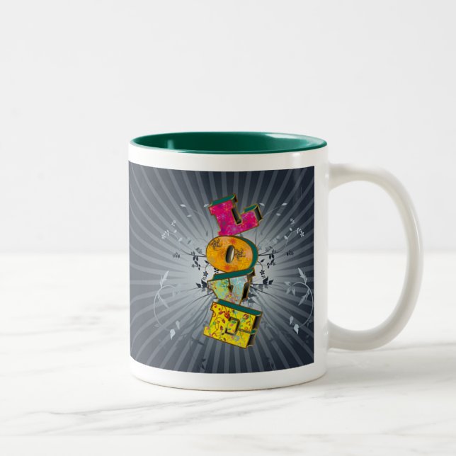 LOVE Two-Tone COFFEE MUG (Right)