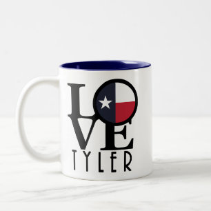 LOVE Tyler Texas 11oz Two-Tone Coffee Mug