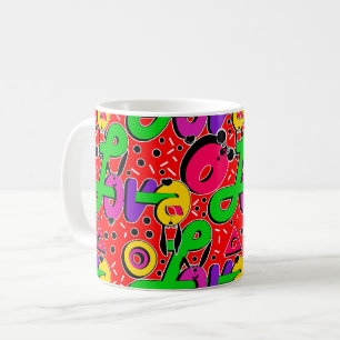 Love, typography coffee mug