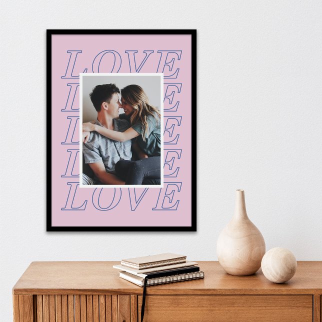 Love Typography Valentine's Day Poster - Lavender (Creator Uploaded)