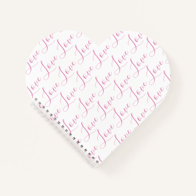 Love Typography Valentine's Journal (Front)