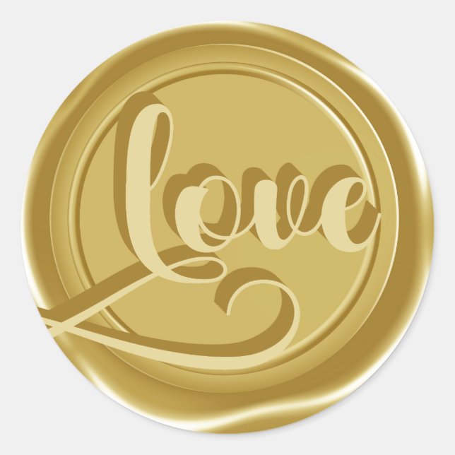 Love Typography | Wax Seal (Front)