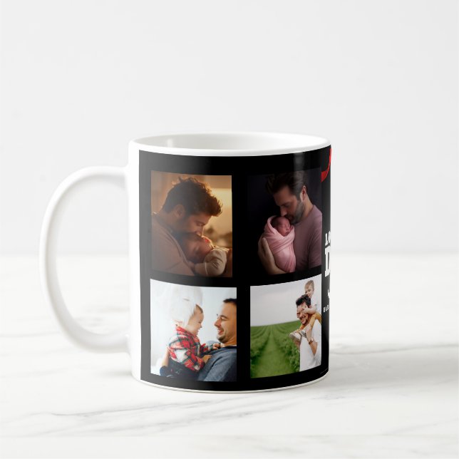 Love u dad happy father's day coffee mug (Left)