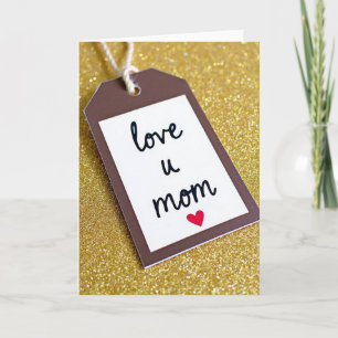 Love U Mom Greeting Card
