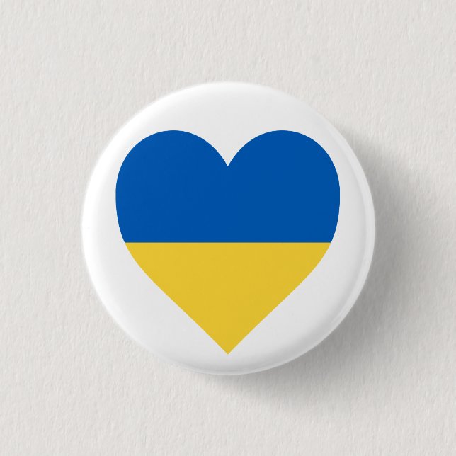 "LOVE UKRAINE" BUTTON (Front)