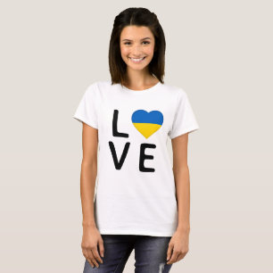 Love - Ukraine Flag T-Shirt
