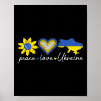 Love Ukraine Peace Sunflower Heart Unity Awareness