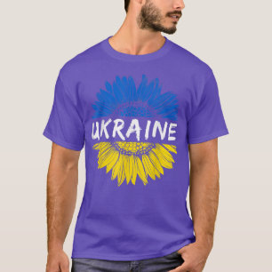 LOVE Ukraine Sunflower Ukrainian Flag Stand With U T-Shirt