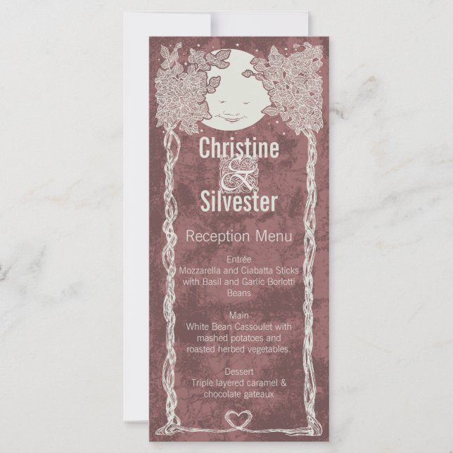 Love Under the Stars, menu and program (Front)