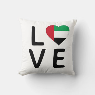Love - United Arab Emirates Flag Cushion
