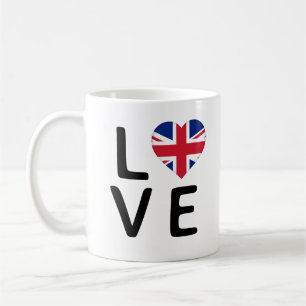 Love - United Kingdom Flag Coffee Mug