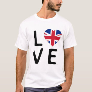 Love - United Kingdom Flag T-Shirt