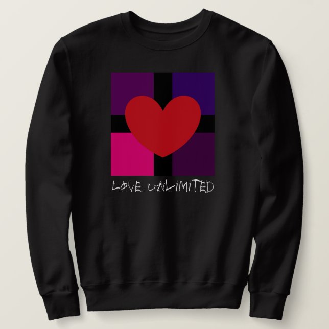 Love Unlimited basic Sweatshirt (Design Front)