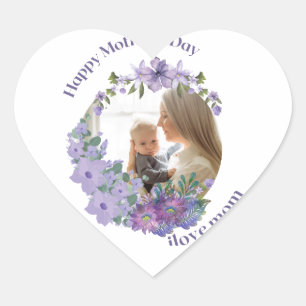 love ur mother  heart sticker