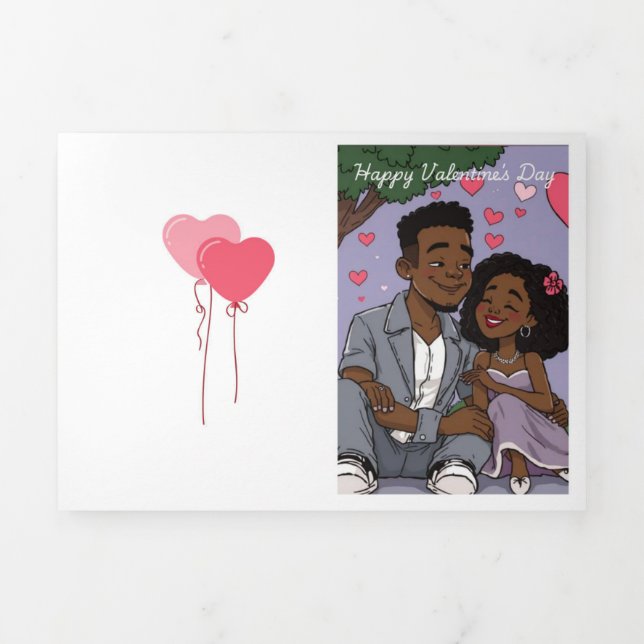 Love - Us Tri-Fold Holiday Card (Cover)