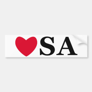 Love USA Bumper Sticker