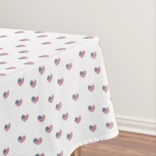 Love usa pattern tablecloth