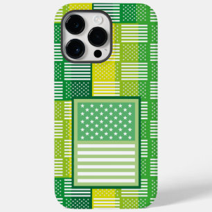LOVE. USA / USA FLAG GREEN COLORS BY MASANSER Case-Mate iPhone 14 PRO MAX CASE