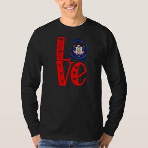 Love Utah In Block Letters T-Shirt