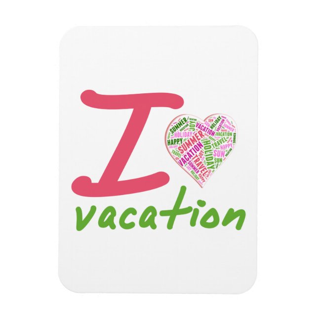 Love vacation magnet (Vertical)