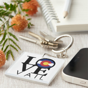 LOVE Vail Colorado Key Ring