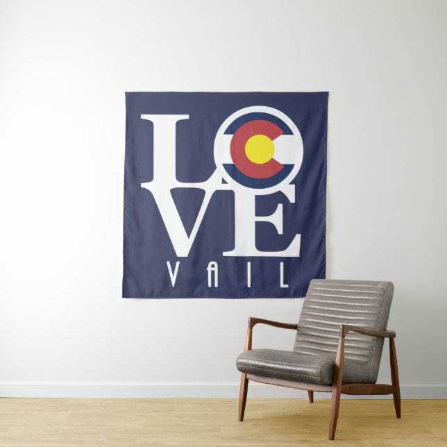 LOVE Vail Colorado  Tapestry (In Situ)