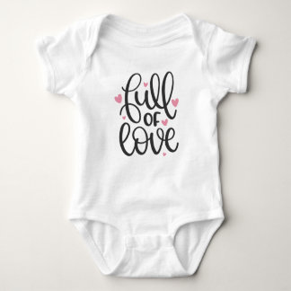 Love Valentine Baby Bodysuit