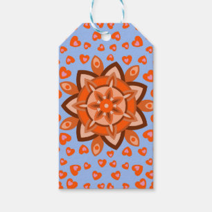 LOVE VALENTINE, BIRTHDAY, PARTY, GIFT WITH HEARTS TAGS