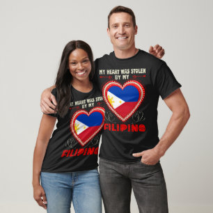 Love Valentine Heart Stolen Filipino Gift T-Shirt